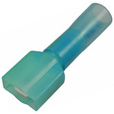 Pico 2229PT Crimp & Heat Shrink Quick Connect - 0.250" Male, 16-14 AWG (Blue), 5-Pack